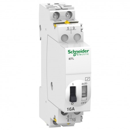 A9C32116 Schneider - Extension pour telerupteur 16A 1NO/NF+1NO 24VCA 12VCC 50-60Hz - Acti9 iETL – Image 2