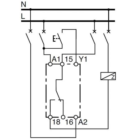 A9E16066 Schneider - Relais a duree temporisee sur impulsion 1OF (inverseur) 24 a 240VCA 24VCC – Image 2