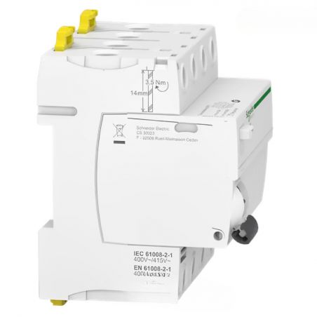 A9R11440 - Interrupteur differentiel tetrapolaire 30mA - 40A - Type AC - Schneider Acti9 iID - 4 modules – Image 6