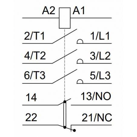LC1D12G7 Schneider - Contacteur moteur triphase - 3NO - 12A - Bobine 120Vca - Vis etrier - Tesys LC1D12 – Image 2