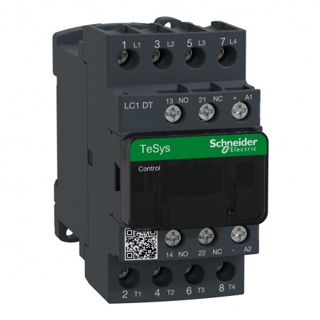 LC1DT20M7 Schneider - Contacteur tetrapolaire - 4NO - 20A - Bobine 220Vca - Vis – Image 3