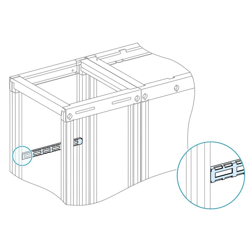 LVS08773 Schneider Prisma - supports bridage câbles - L300mm - lot de 4 – Image 2